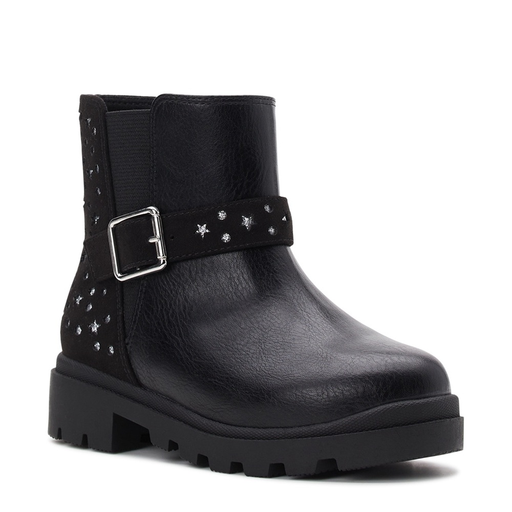 Wonder Nation Toddler Girls Little Kids 8 8c Moto Stud Chelsea Boots Shoes Fall
